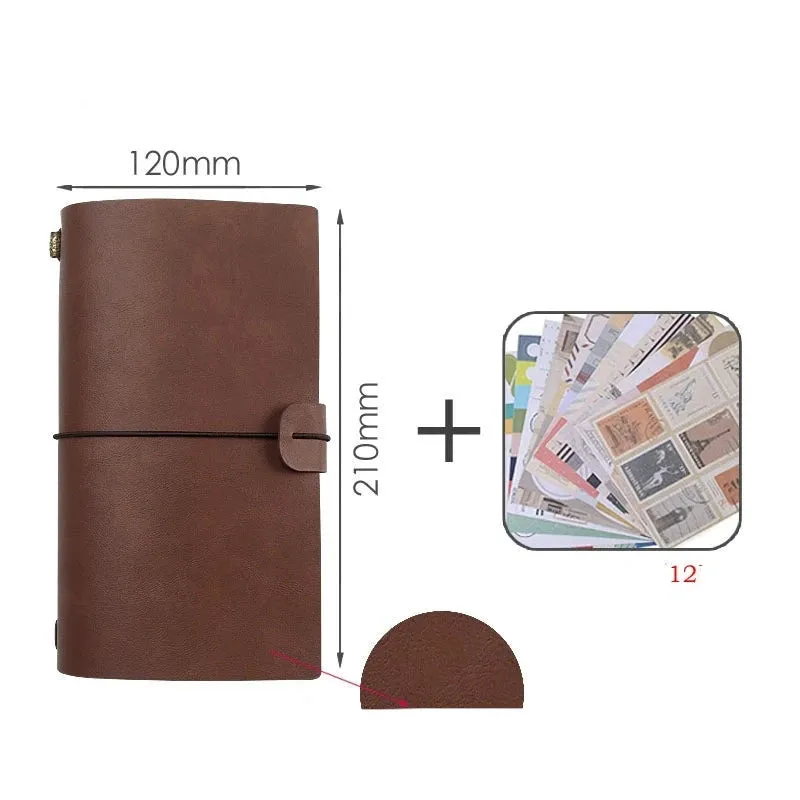 Timeless Elegance: Retro Portable Leather Diary Notebook