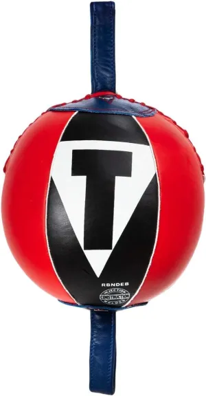 TITLE Boxing Rebounder Double End Bag, Red/Black - Speed Bag for Boxing, Punching Bag for Adults, Boxing Equipment, Reaction Bag