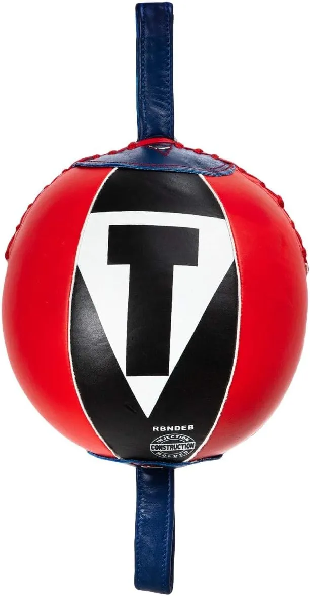 TITLE Boxing Rebounder Double End Bag, Red/Black - Speed Bag for Boxing, Punching Bag for Adults, Boxing Equipment, Reaction Bag