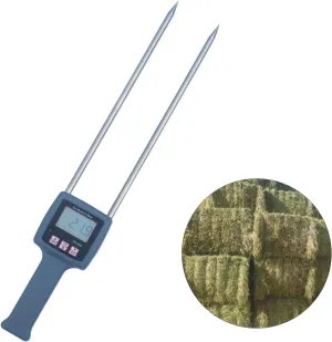 TK100H Portable Hay Moisture Meter - Precise Hay Moisture Tester with Probe for Monitoring and Ensuring Optimal Hay Quality, Preventing Mold and Spoilage