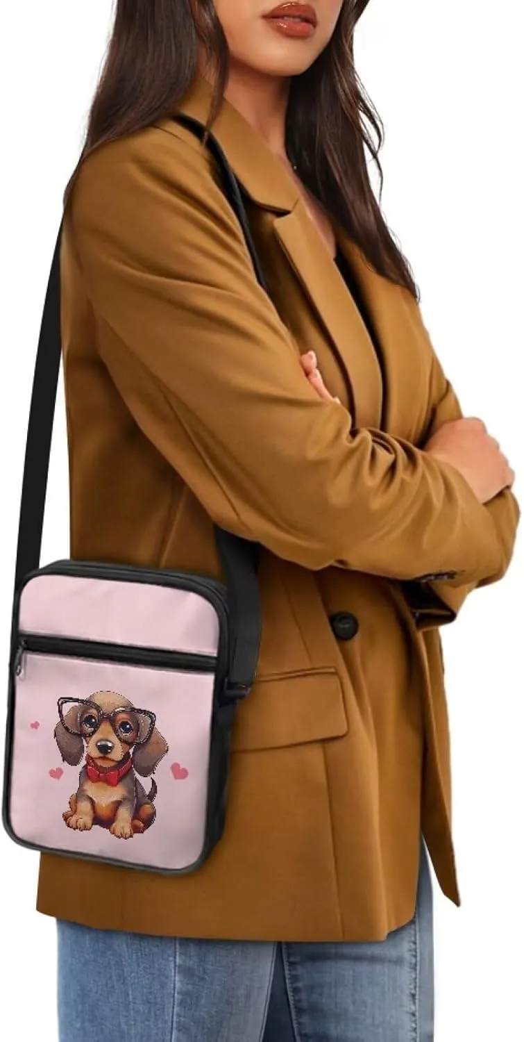 TODIYADDU Stylish Shoulder Bag for Women Men Fashion Messenger Bag Portable Handbags for Notebook Keys Cards Nice Chest Bag