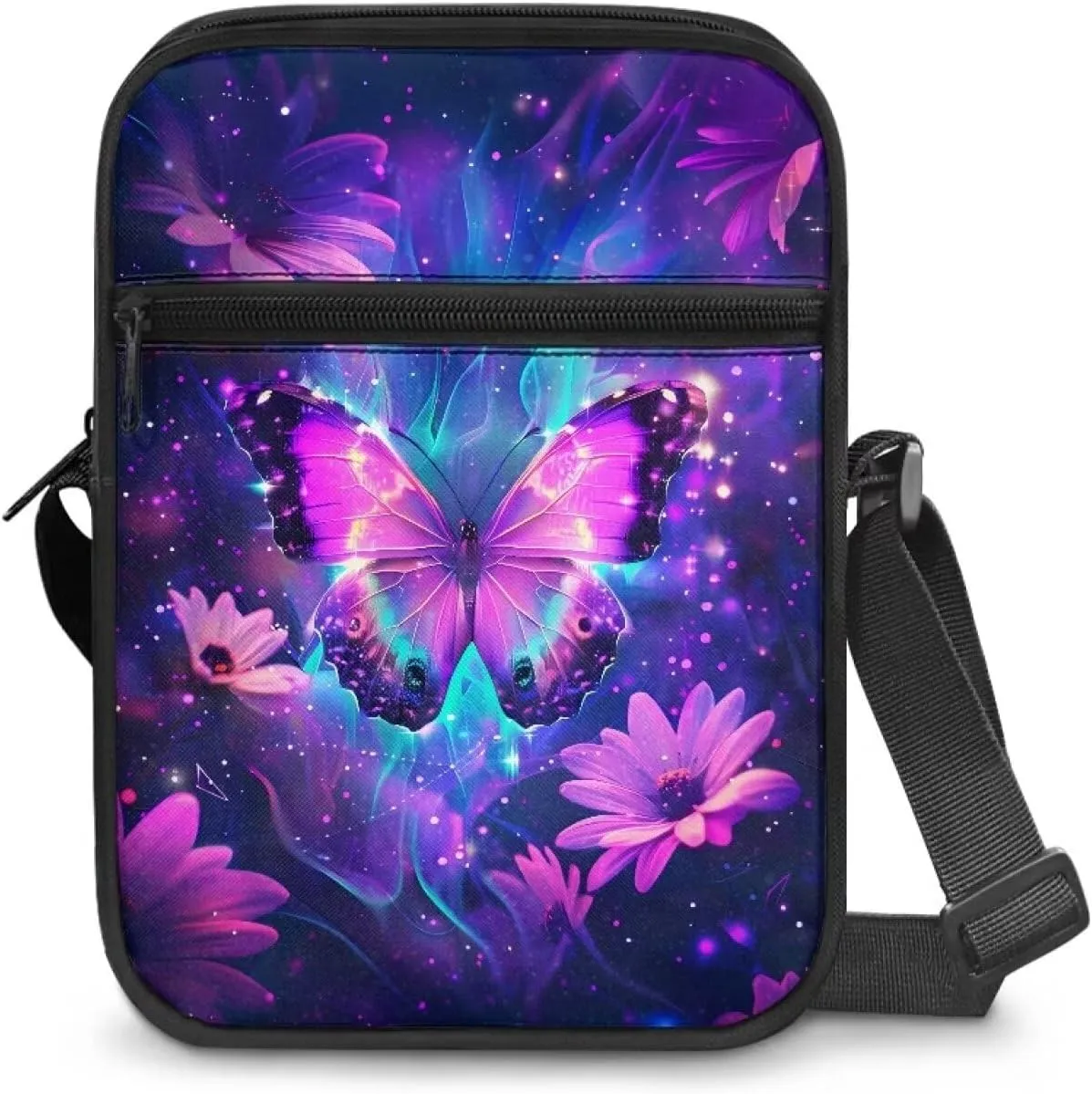 TODIYADDU Stylish Shoulder Bag for Women Men Fashion Messenger Bag Portable Handbags for Notebook Keys Cards Nice Chest Bag