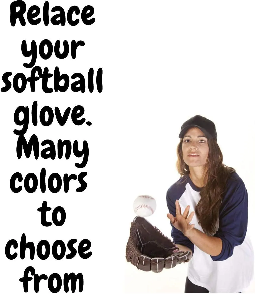 TOFL Softball and Baseball Glove Lace Kit | Mitt Lace Glove Repair Lacing Kit | 6 Leather Laces with Lacing Needle for Catchers Glove…