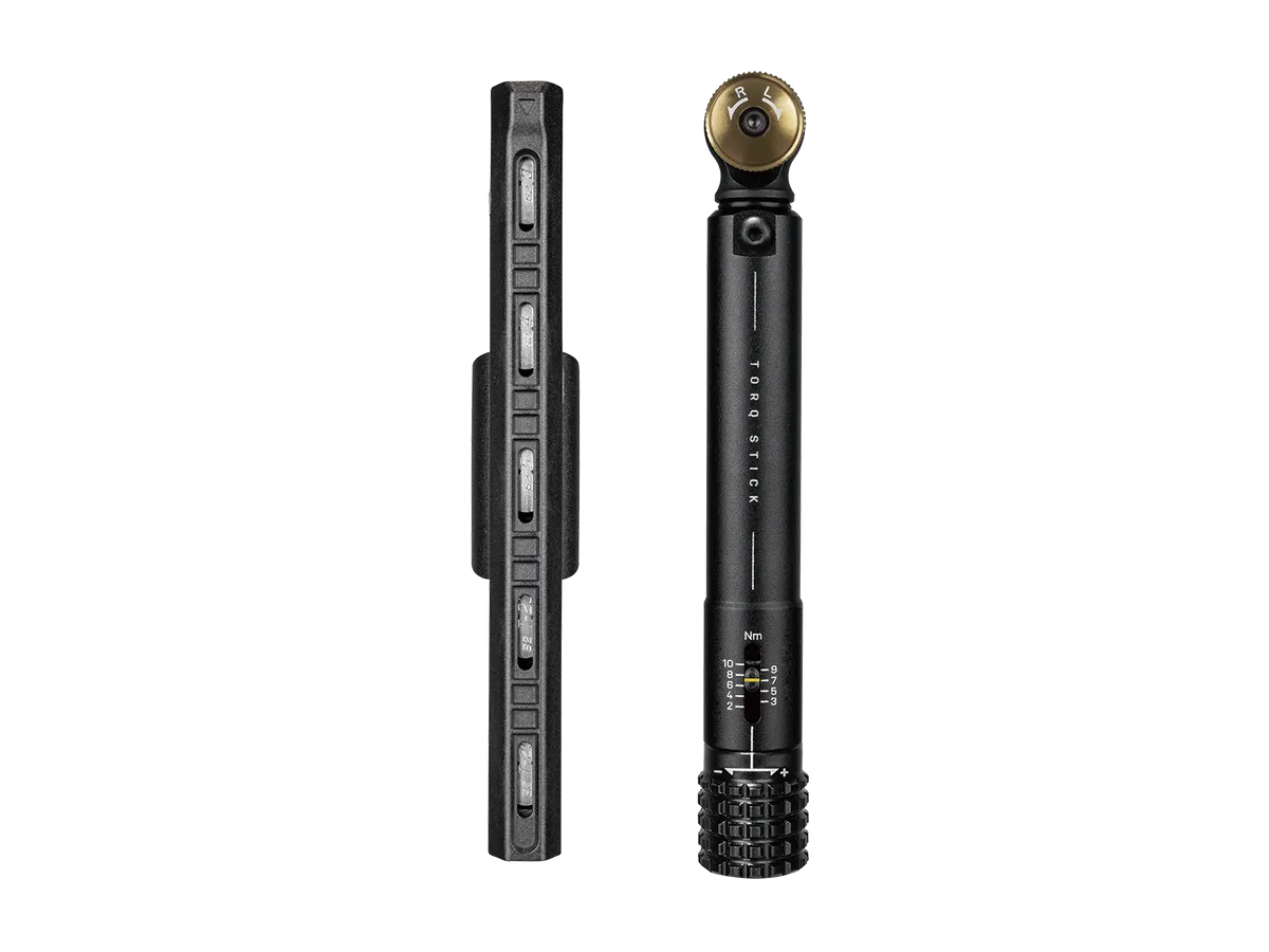 Topeak Workshop Tool Torq Stick 2-10Nm Compact Adjustable Mechanical Wrench & 5 Tool Bits