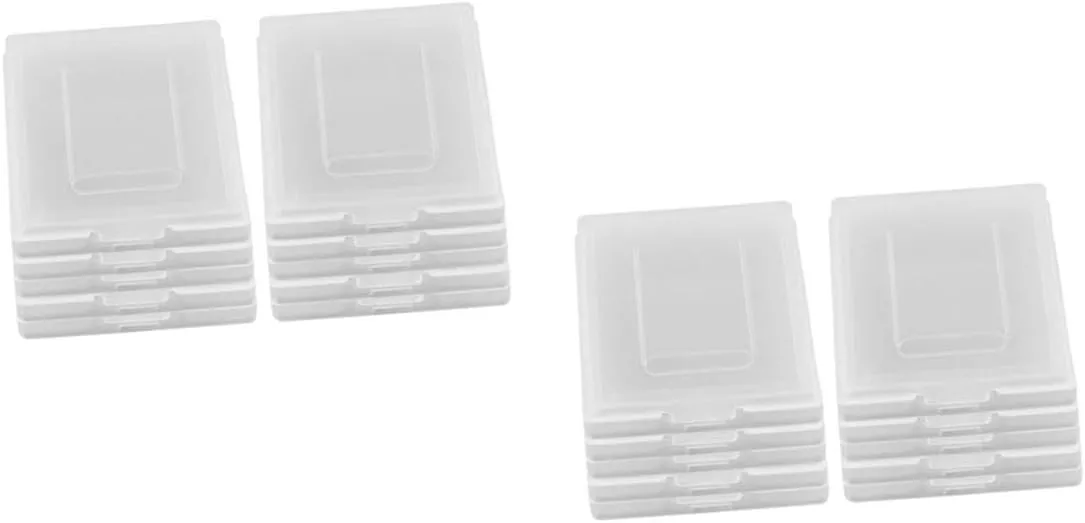 Totority 20pcs Game Card Storage Box Compact Scratch-resistant Protector Cases for Lightweight Organizer for Easy Carrying and Safe Storage