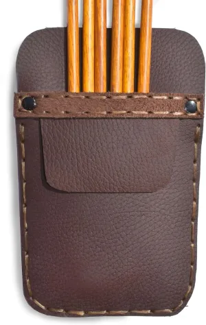Traditional Archery Leather Pocket Quiver for Arrows