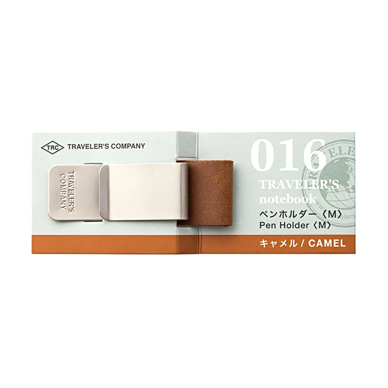 Traveler's Company Traveler's Notebook Accessories 016 - Pen Holder - Medium - Camel