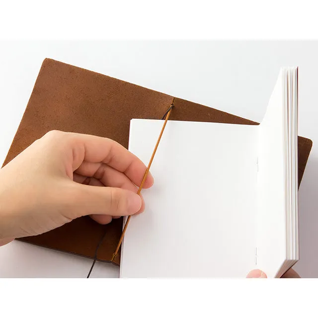 Traveler's Company Traveler's Notebook Starter Kit - Camel Leather - Passport Size