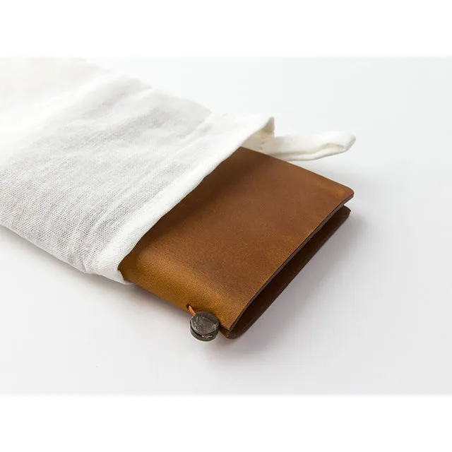 Traveler's Company Traveler's Notebook Starter Kit - Camel Leather - Passport Size