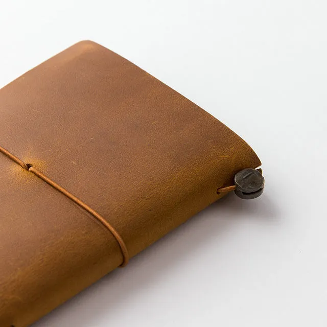 Traveler's Company Traveler's Notebook Starter Kit - Camel Leather - Passport Size