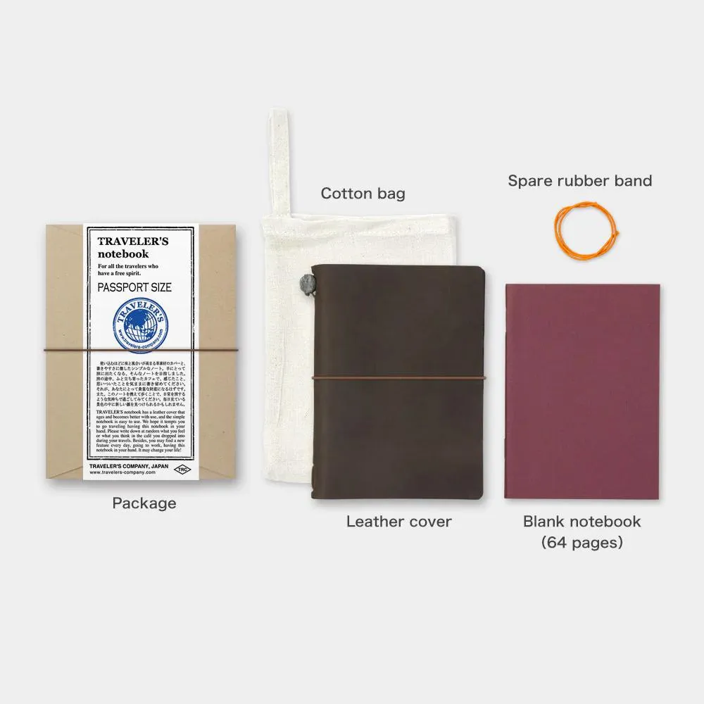TRAVELER'S notebook, Passport Size, Brown