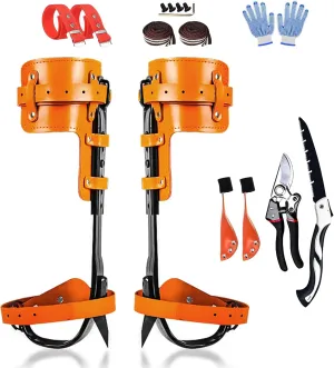 Tree Climbing Spikes,Tree Climbing Kit,Tree Climbing Gear,Suitable for Fruit Picking,Tree Climbing,Hunting