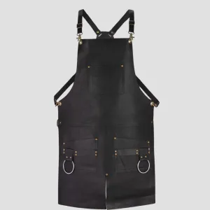 Trendy Leather Apron For cooking Purpose