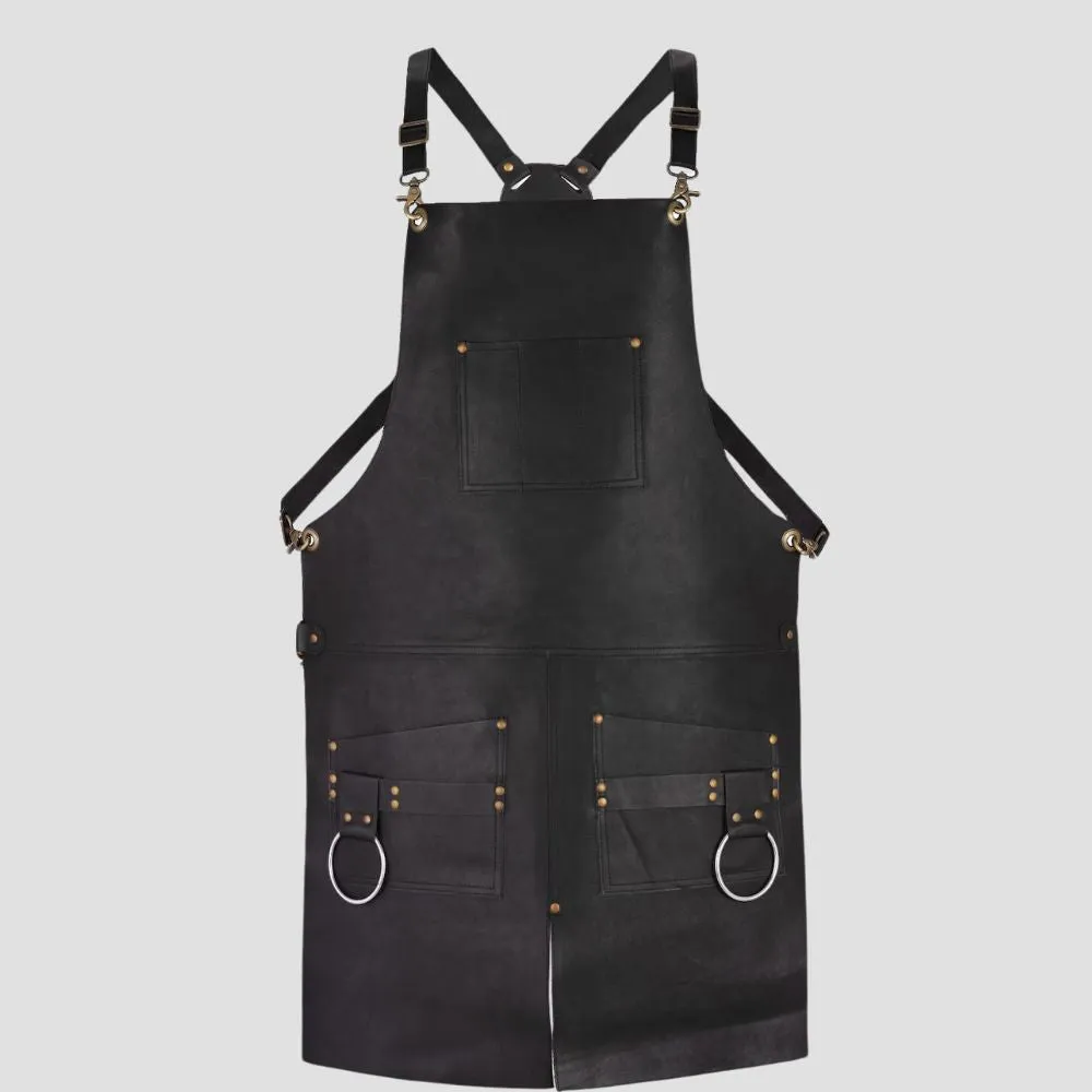 Trendy Leather Apron For cooking Purpose