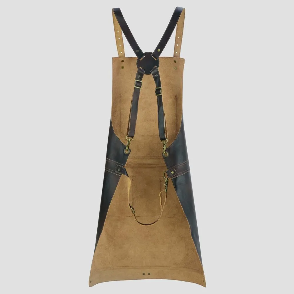 Trendy Leather Apron For cooking Purpose