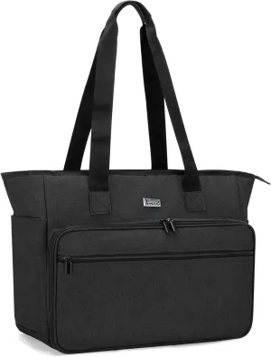 Trunab Teacher Bag Tote, Large Utility Tote for Women with Multiple Pockets Fits 15.6'' Laptop for Work, Office, Business