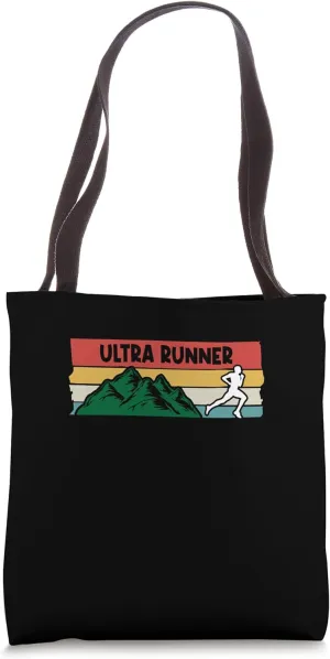Ultra Runner Graphic Jogging Endurance Cardio Sports Jogger Tote Bag