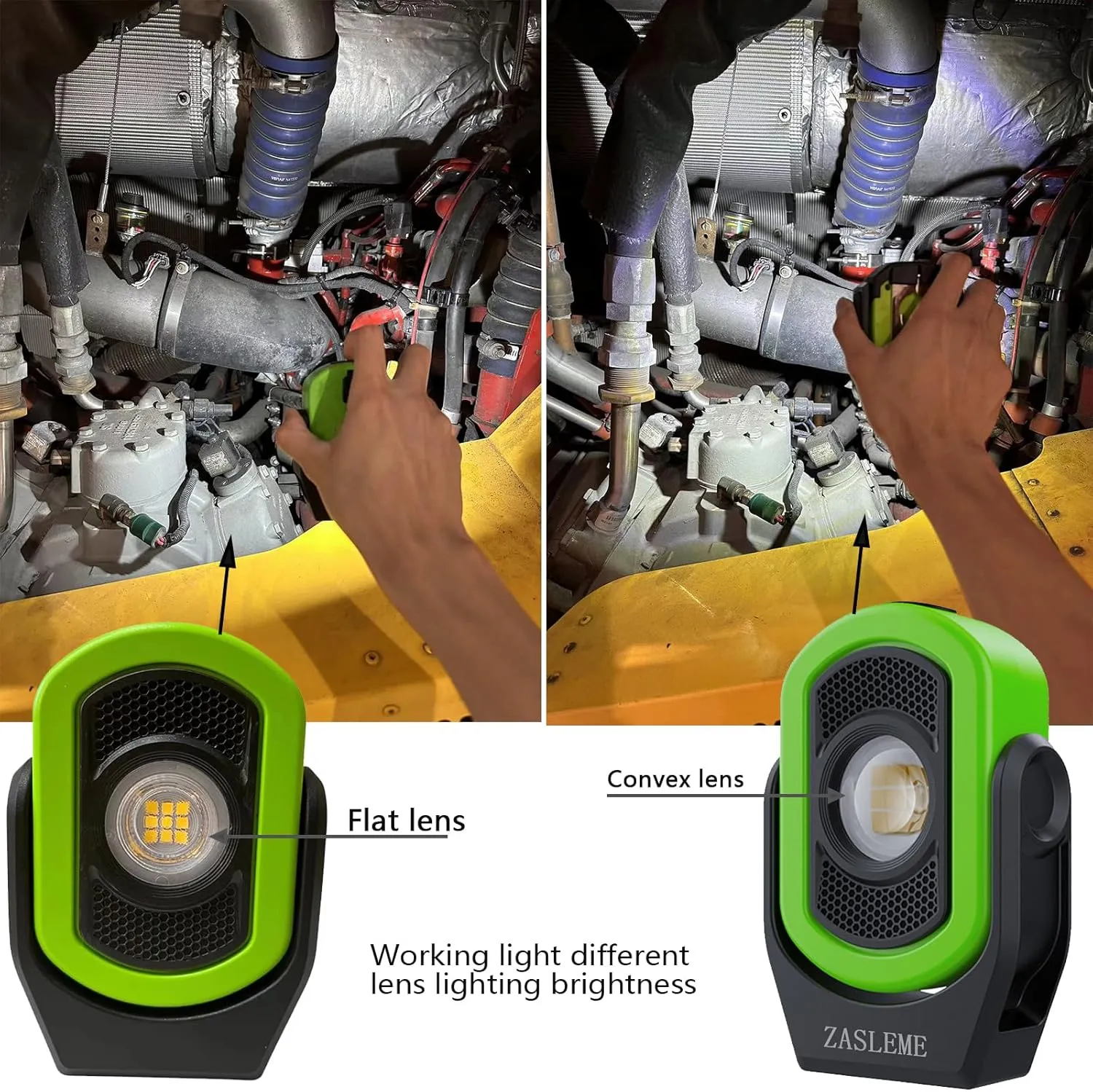 Upgrade 780 Lumens Little Cyclopia LED Rechargeable Work Light,2600mAh Magnetic Lights Rechargeable,USB Magnet Lights Rechargeable for Mechanics Workshop