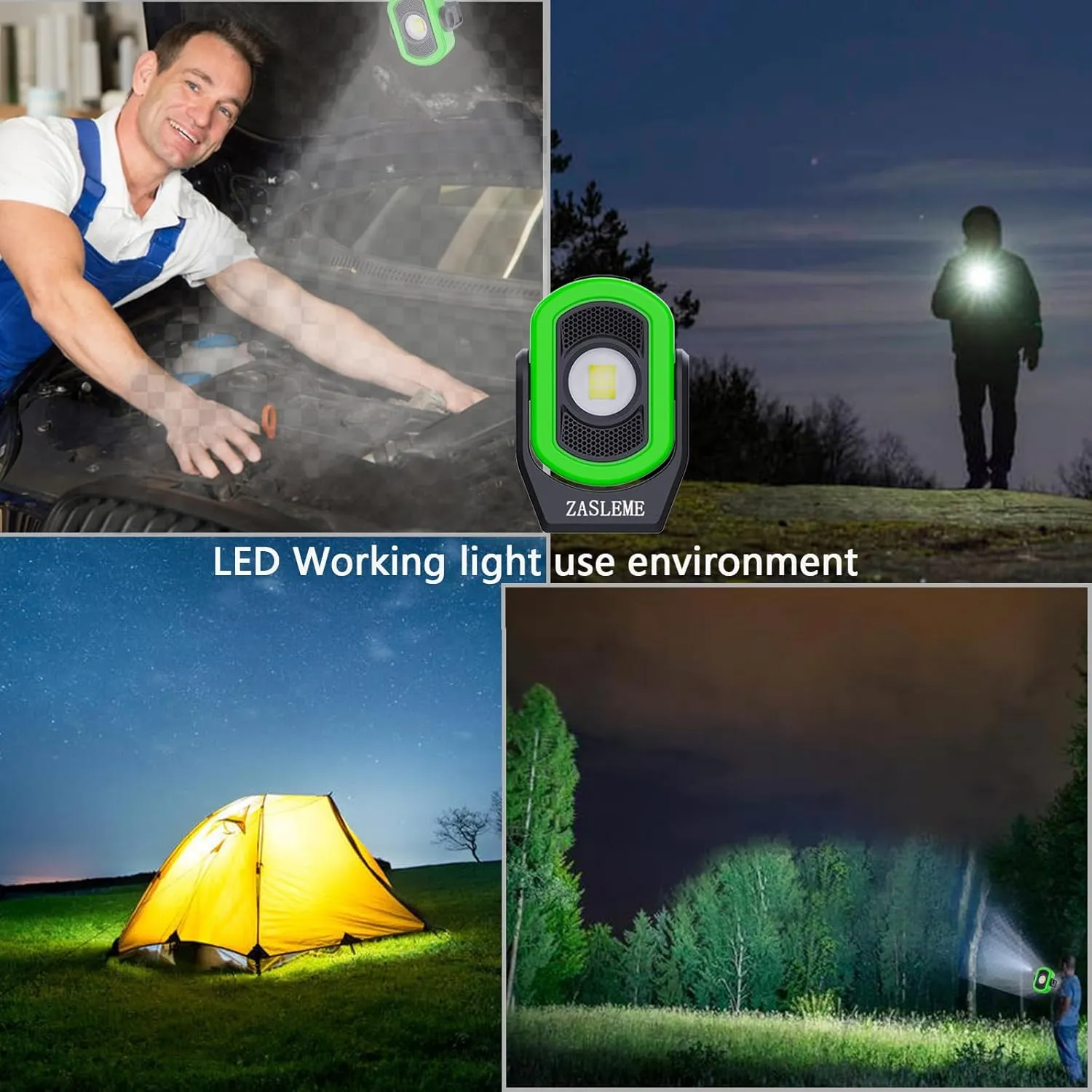 Upgrade 780 Lumens Little Cyclopia LED Rechargeable Work Light,2600mAh Magnetic Lights Rechargeable,USB Magnet Lights Rechargeable for Mechanics Workshop