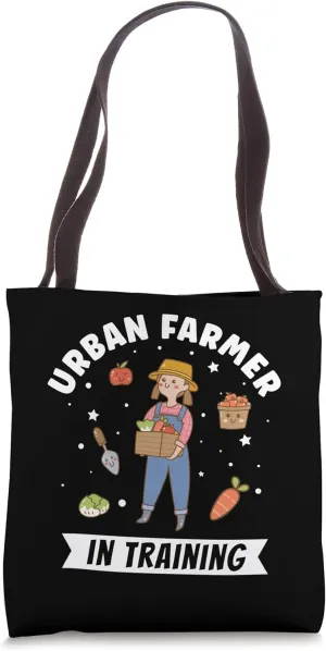 Urban Farmer In Training Gardening City Gardener Homesteader Tote Bag