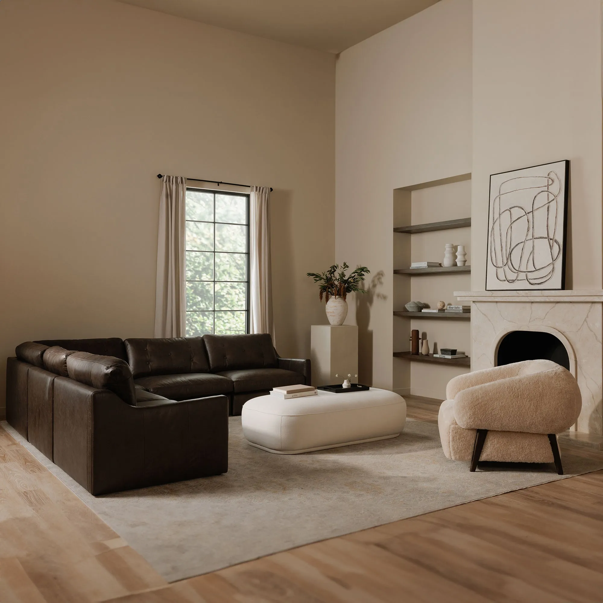Urban Retreat Squared Lounge Chair