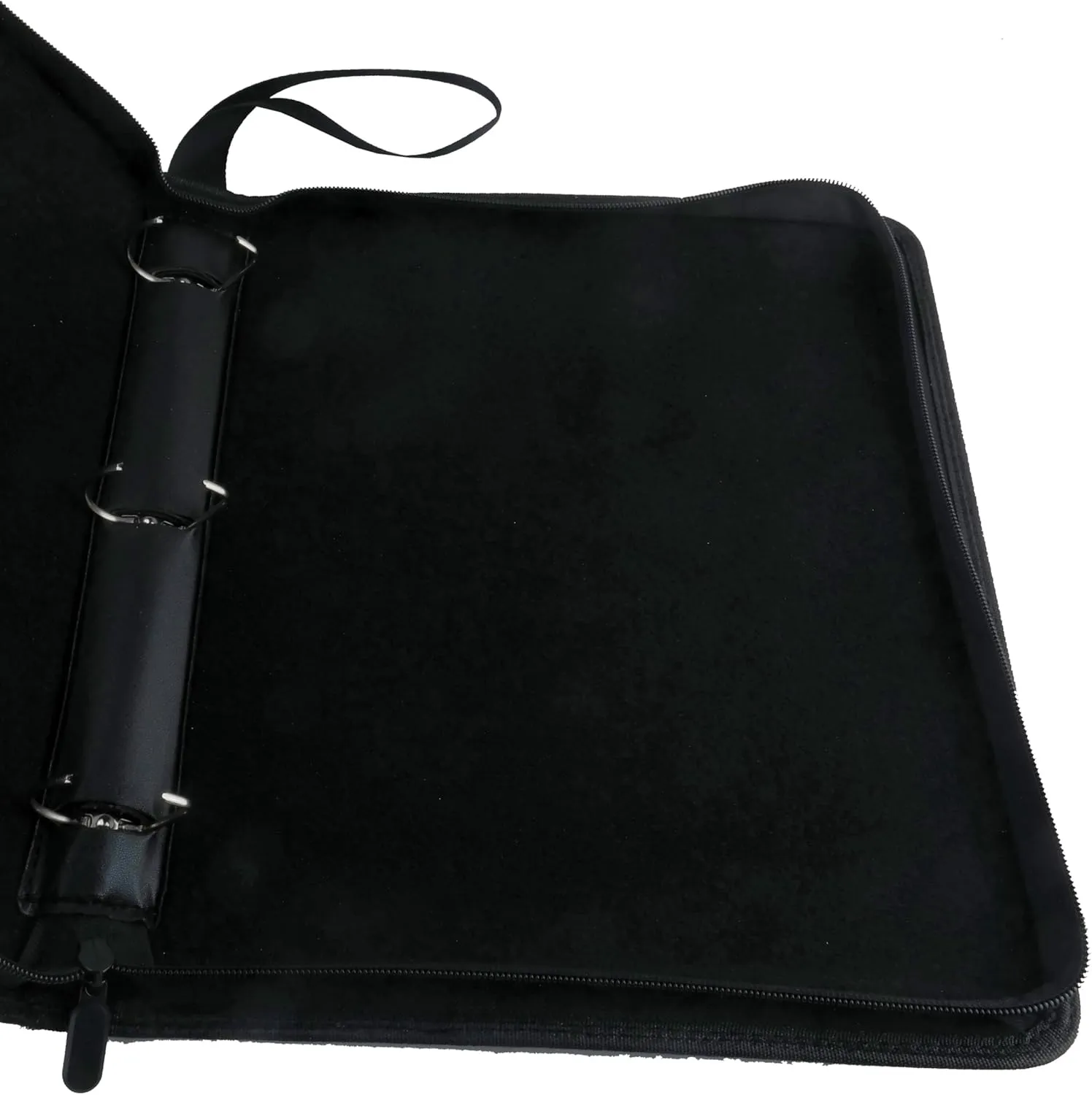 Ursae Minoris 3 D-Ring Standard Format Zipper Binder for Coins, Trading Cards, Stamps, Currency, Bank Notes, Documents, and Other Collectibles - Dark Blue