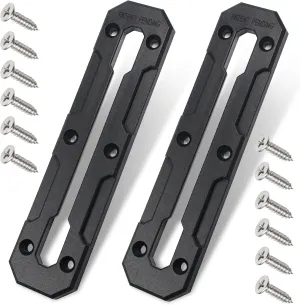 Utoolmart Kayak Track, 6 Inch Kayak Low Profile Track, Kayak Rail, Kayak Accessories Mount Track, Kayak Gear Track for Fishing Rod Holder, Fish Finder, Cup Holder, Paddle Holders, Pack of 2