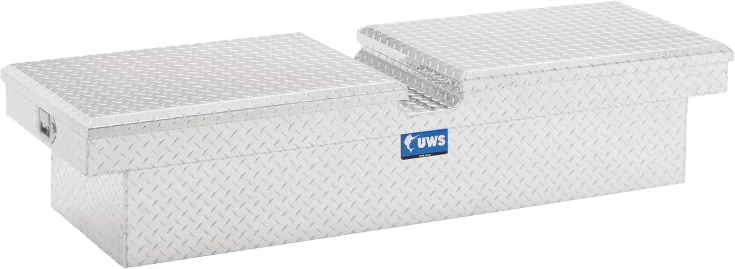 UWS EC10061 69-Inch Heavy-Wall Aluminum Gull Wing Truck Tool Box, RigidCore Lids, Velvet Red Pearl