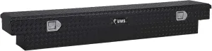 UWS EC10362 63-Inch Gloss Black Heavy-Wall Aluminum Slim Truck Tool Box, RigidCore Lid
