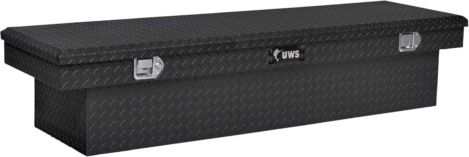 UWS EC10513 69-Inch Matte Black Heavy-Wall Aluminum Truck Tool Box, RigidCore Lid