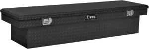 UWS EC10643 72-Inch Matte Black Heavy-Wall Aluminum Truck Tool Box, RigidCore Lid