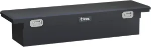 UWS TBS-72-LP-PH-MB Pull Handle 72-Inch Matte Black Aluminum Truck Tool Box with Low Profile