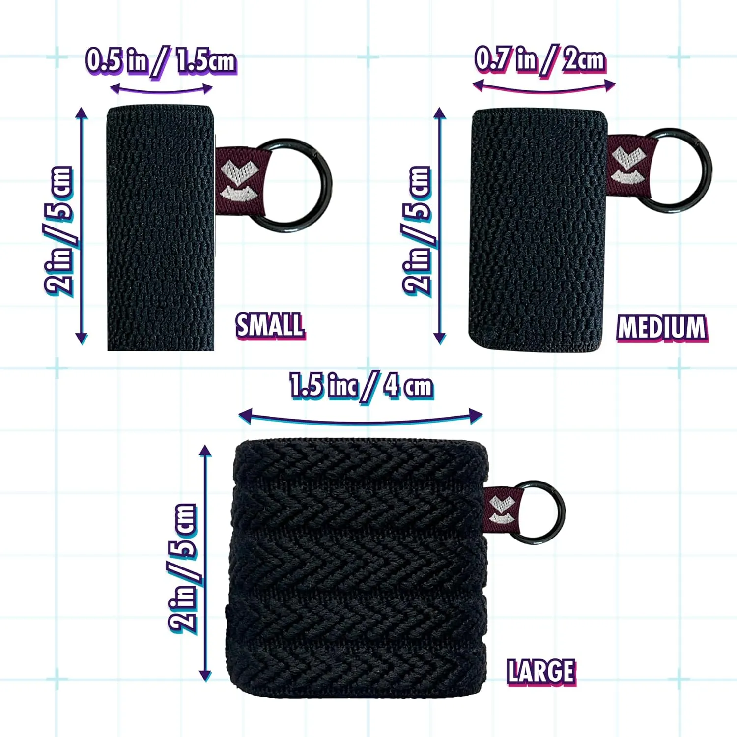 Vape Holder, Perfect Fit, Lanyard and Wristband, High-Strength Elastic Holder, 1 Pcs Elastic Holder (Lanyard, Slim Black, Large)