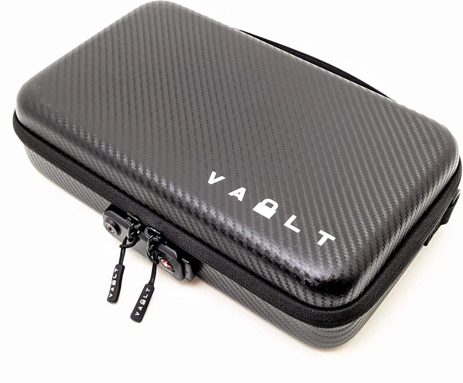 Vault Secure Carbon Locking Knife Display Case, 6 Removable Panels, TSA Lock, Travel Small Folding Accessory, Pocket, Outdoor, EDC, Everyday Carry, Collectibles