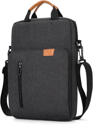 Vertical Laptop Case Computer Bag for 13-13.3 Inch MacBook Air/Pro Computer Notebook, Waterproof Protective Lightweight Laptop Computer Cover Bag, Deep Gray
