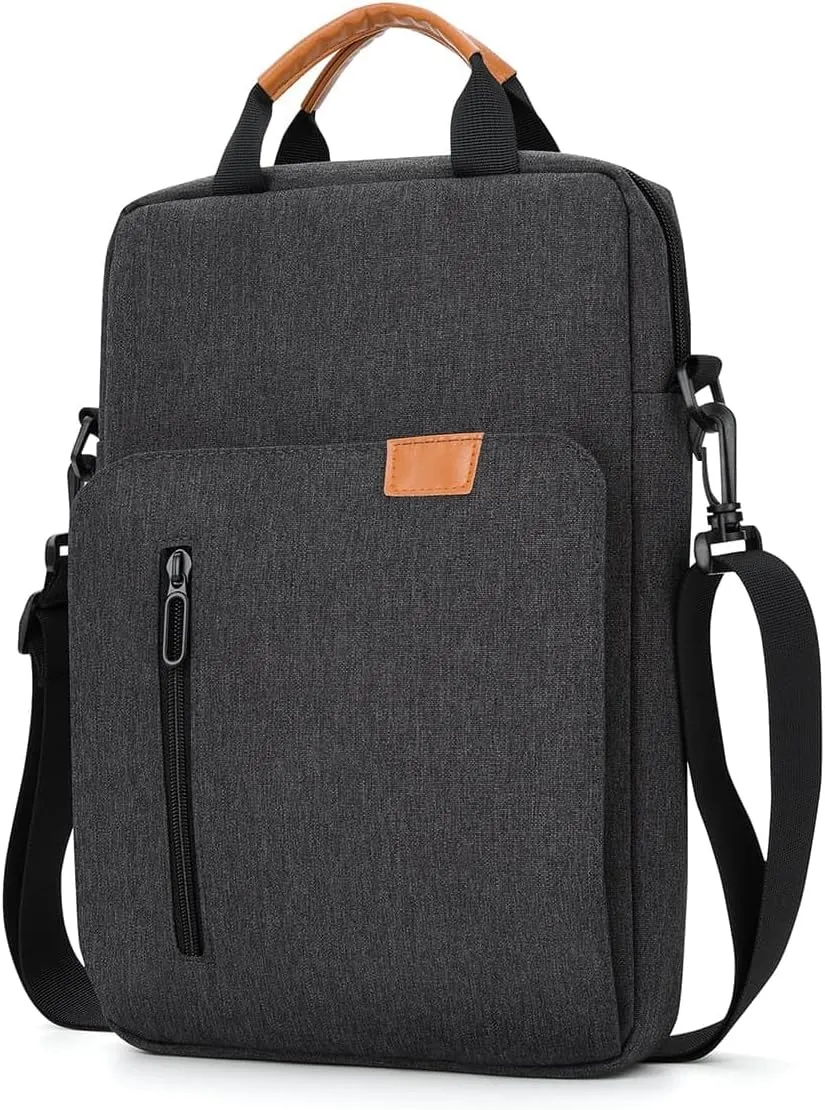 Vertical Laptop Case Computer Bag for 13-13.3 Inch MacBook Air/Pro Computer Notebook, Waterproof Protective Lightweight Laptop Computer Cover Bag, Deep Gray