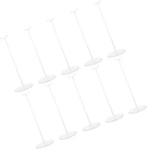 VICASKY 10pcs Adjustable Dolls Stand Display Holders Transparent Support Frames for Dolls for Organizing Action Figures and Accessories Homes and Exhibitions