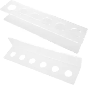 VICASKY 2Pcs Wall Mounted Acrylic Billiard Rack Holder for Pool Cues Space Saving Design for Game Rooms and Billiard Quick Setup and Organized Storage