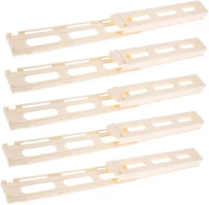 VICASKY 5pcs Plastic Holders for Mexican Train Game Enhanced Storage Organization for Convenient Tray Accessories for Engaging Game Nights