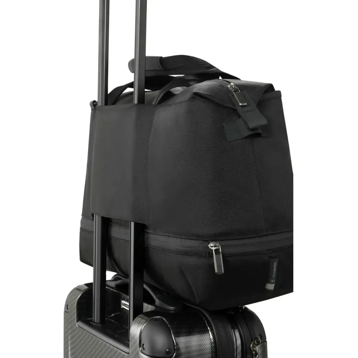 Victorinox Werks Traveler 6.0 Weekender - Carry-all Tote with Drop Down Expansion - Black