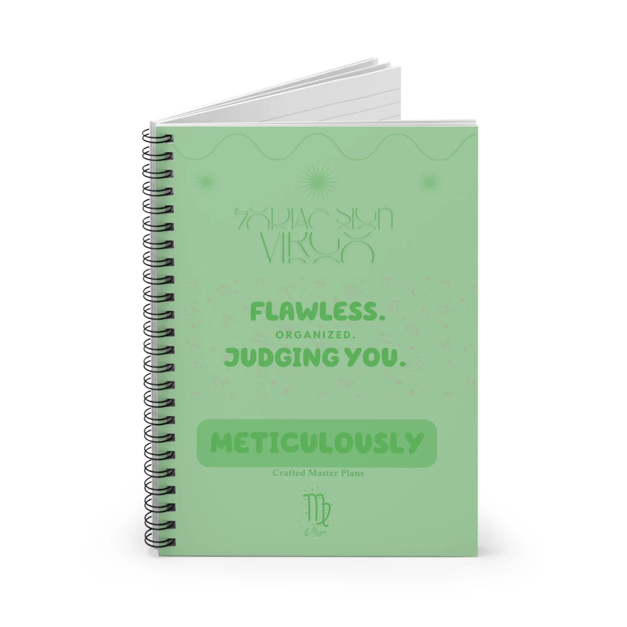 Virgo Notebook – Organized Notes & Judgy Lists