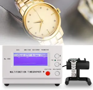 Watch Tester, Multifunctional Watch Repair Timegrapher, Mechanical Watch Timing Machine Watch Tester, Calibration Tools with LCD Screen for Watchmakers