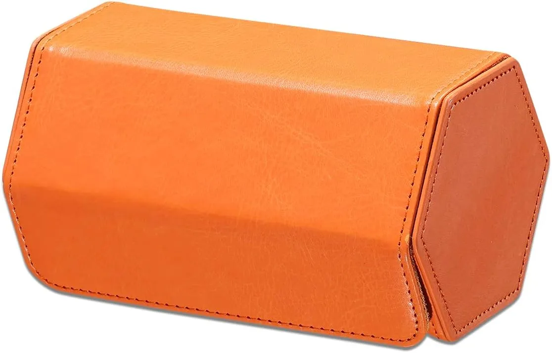 Watch Travel Case Portable Organizer - Luxury Watch Roll Travel Box Recycled Leather Watch Storage and Display for Men and Women