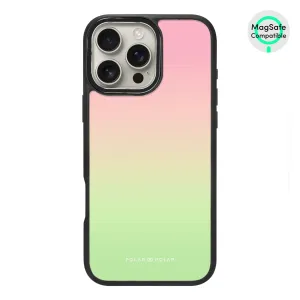 Watermelon Pastel - iPhone 16 Pro Max Frosted Black Bumper MagSafe Case
