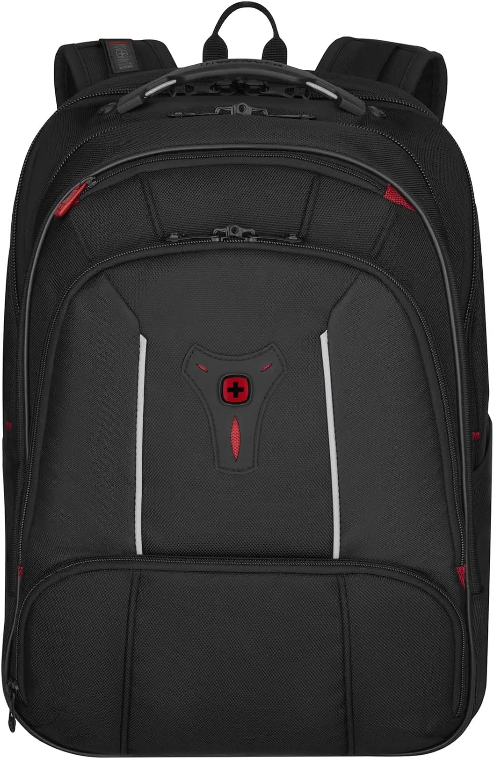 WENGER Carbon Rucksack, Notebook bis 17 Zoll, Organizer, Damen Herren, Büro Business Uni, Schwarz, Carbon Pro, Carbon Pro, laptop backpack