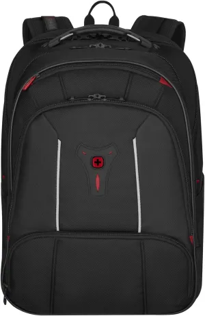 WENGER Carbon Rucksack, Notebook bis 17 Zoll, Organizer, Damen Herren, Büro Business Uni, Schwarz, Carbon Pro, Carbon Pro, laptop backpack