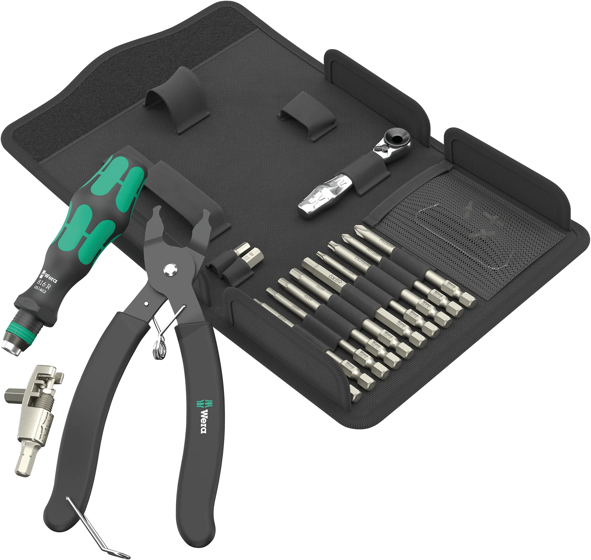 Wera 9532 Bicycle Chain-Tool Workshop Set, 16pc, 05136042001