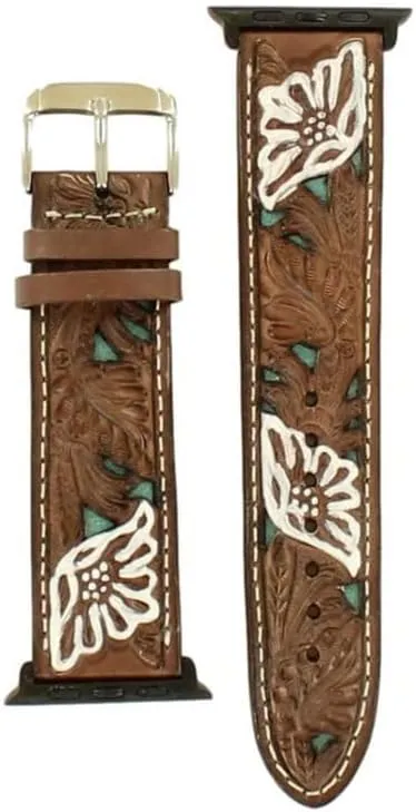 Western Watch Band Tool Overlay Underlay M Brown N3100833