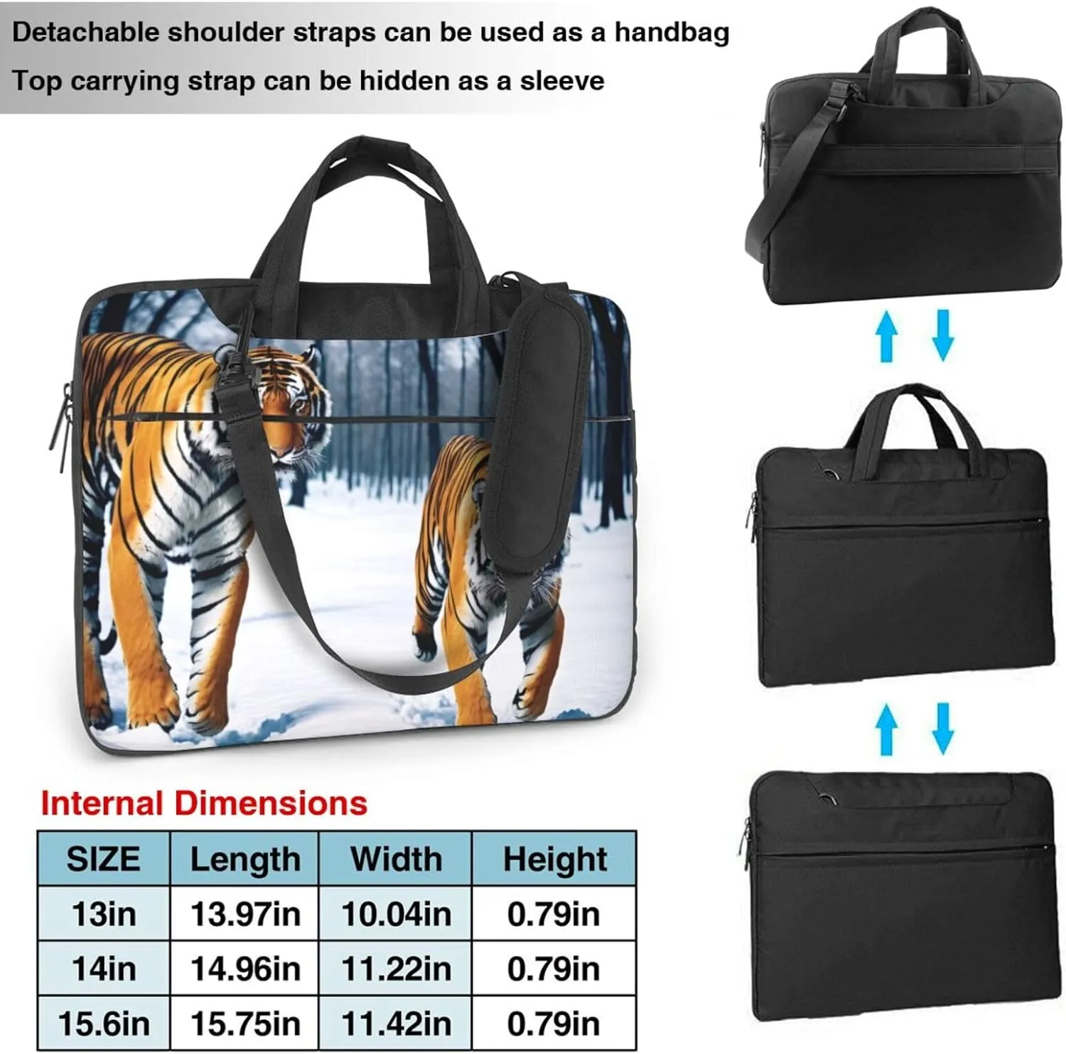 Whales Laptop Shoulder Bag Notebook Computer Case Briefcase With Shoulder Straps And Handle