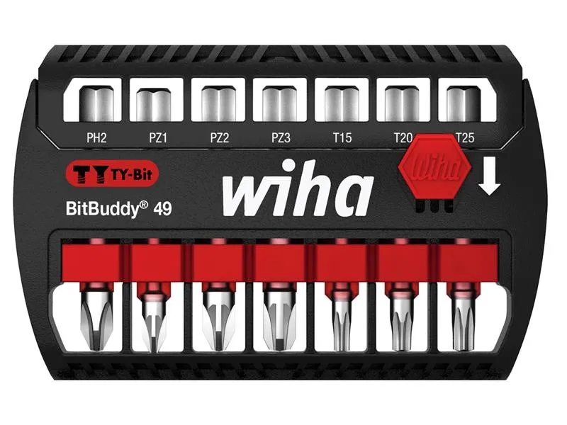 Wiha BitBuddy TY Bit Set, 7 Piece (Set A)
